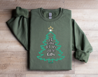 Load image into Gallery viewer, Oh Come Let Us Adore Him - Christmas Sweatshirt
