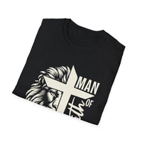 Load image into Gallery viewer, Man of Faith, Jesus Lion Cross Shirt, Christian Tee, Bible Verse Shirt, Unisex Tee, Christian Gift
