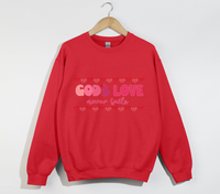 Load image into Gallery viewer, God&#39;s Love Never Fails - Christian Sweatshirt
