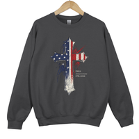 Load image into Gallery viewer, Faith Freedom 250 Years Shirt, 1776 2026 Patriotic Eagle, Christian American Cross Shirt, USA Independence Gift