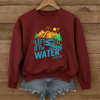Load image into Gallery viewer, I Left It In The Water, Christian Bible Verse Sweatshirt, Acts 2 38,  Baptism Shirt, Christian Scripture