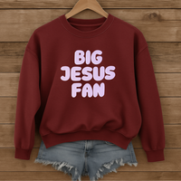 Load image into Gallery viewer, Big Jesus Fan, Christian Jesus Shirt, Jesus Lover Gift for Christian