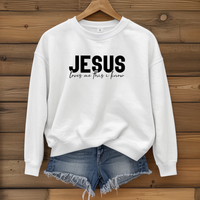 Load image into Gallery viewer, Jesus Loves Me This I Know, Valentine Sweatshirt, Christian Love Sweatshirt, Faith Based Gift, Love Shirt