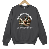Load image into Gallery viewer, Psalm 42:1 Deer Christian Sweatshirt, My Soul Longs for You, As the Deer Pants for Water, Bible Verse Shirt