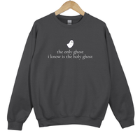 Load image into Gallery viewer, The Only Ghost I Know Is The Holy Ghost - Funny Christian Halloween Shirt, Faith Autumn Sweatshirt