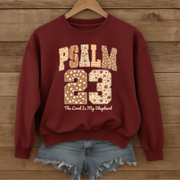 Load image into Gallery viewer, Psalm 23 Floral Sweatshirt