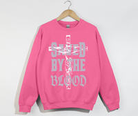 Load image into Gallery viewer, Saved By The Blood - Jesus Sweatshirt