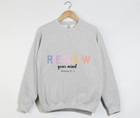 Load image into Gallery viewer, Renew Your Mind - Christian Sweatshirt