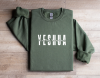 Load image into Gallery viewer, YESHUA Print - Women&#39;s Dark Sweatshirt
