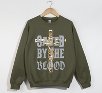 Load image into Gallery viewer, Saved By The Blood - Jesus Sweatshirt
