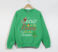 Load image into Gallery viewer, Jesus Is The Reason For The Season - Christmas Sweatshirt
