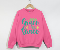 Load image into Gallery viewer, Grace Upon Grace - Christian Sweatshirt
