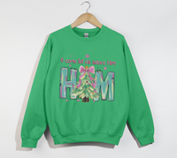 Load image into Gallery viewer, Oh Come Let Us Adore Him - Christmas Sweatshirt
