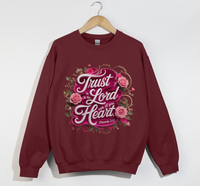 Load image into Gallery viewer, Trust In The Lord With All Your Heart - Christian Sweatshirt
