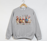 Load image into Gallery viewer, Christmas Chickens Sweatshirt
