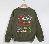 Load image into Gallery viewer, Jesus Is The Reason For The Season - Christmas Sweatshirt
