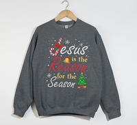 Load image into Gallery viewer, Jesus Is The Reason For The Season - Christmas Sweatshirt
