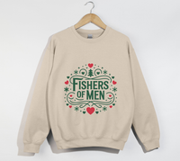 Load image into Gallery viewer, Fishers Of Men - Christian Christmas Sweatshirt
