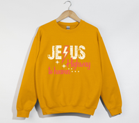 Load image into Gallery viewer, Jesus Highway To Heaven - Christian Sweatshirt
