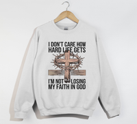Load image into Gallery viewer, Faith In God, No Matter What -  Christian Sweatshirt
