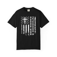 Load image into Gallery viewer, Fatherhood Is Kingdom Work - Comfort Colors Men's Tee