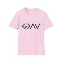 Load image into Gallery viewer, God is Greater than the Highs and Lows Unisex Softfeel 100% Cotton Tee Shirt