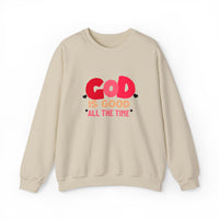 Load image into Gallery viewer, God Is Good All the Time, Christian Sweatshirt, Faith Heart Design Shirt, Valentine Gift For Her