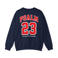 Load image into Gallery viewer, Psalm 23 Back Print Crewneck Sweatshirt