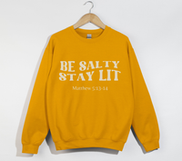 Load image into Gallery viewer, Be Salty Stay Lit - Christian Sweatshirt
