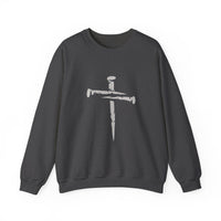 Load image into Gallery viewer, Nail Cross - Women&#39;s Dark Sweatshirt
