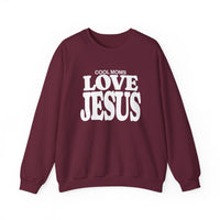 Load image into Gallery viewer, Cool Moms Love Jesus, Christian Sweatshirt, Christian Mom, For Mother's Day Gift