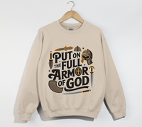 Load image into Gallery viewer, Put On The Full Armor Of God - Christian Sweatshirt
