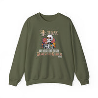 Load image into Gallery viewer, He Turns Graves Into Gardens, Christian Sweatshirt, Faith Shirt, Bible Verse, Jesus Shirt