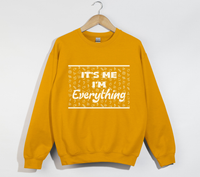 Load image into Gallery viewer, It&#39;s Me I&#39;m Everything - Christmas Sweatshirt
