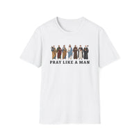 Load image into Gallery viewer, Pray Like A Man, Christian Saints T-shirt, Jesus and Disciples, Faith Shirt, Catholic Easter Church Gift for Men