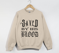 Load image into Gallery viewer, Saved By His Blood - Christian Sweatshirt