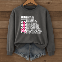 Load image into Gallery viewer, Jesus Is My Everything Sweatshirt, Christian Faith Shirt, Religious Unisex Crewneck, Inspirational Bible Verse Shirt