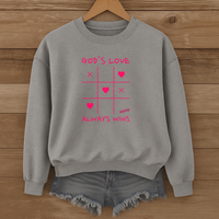 Load image into Gallery viewer, God's Love Always Wins - Unisex Crewneck Sweatshirt