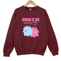 Load image into Gallery viewer, Woman Of God Loved By His Man - Couple Christian Sweatshirt