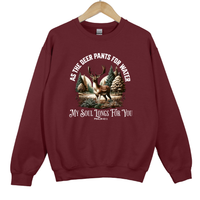 Load image into Gallery viewer, Psalm 42:1 Deer Christian Sweatshirt, My Soul Longs for You, As the Deer Pants for Water, Bible Verse Shirt