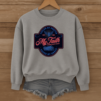 Load image into Gallery viewer, Fueled by Prayer Saved by Grace, Dad Sweatshirt, Biker Sweatshirt, Motorcycle Shirt, Christian Sweatshirt