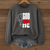 Load image into Gallery viewer, God Don't Play About Me, Jesus Shirt, Christian Catholic Sweatshirt, Faith Based Pullover, Religious Gift
