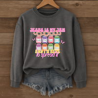Load image into Gallery viewer, Jesus Is My Jam Christian Sweatshirt, Cute Faith Shirt, Christian Mom, Funny Christian Gift