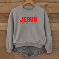 Load image into Gallery viewer, Jesus Loves Me This I Know, Valentine Sweatshirt, Christian Love Sweatshirt, Faith Based Gift, Love Shirt