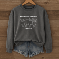 Load image into Gallery viewer, Follow The Word Not The Herd Unisex Sweatshirt