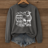 Load image into Gallery viewer, Follow the Word Not the Herd - Unisex Sweatshirt