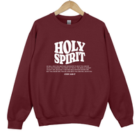 Load image into Gallery viewer, Holy Spirit Christian Sweatshirt, Faith Based Church Outfit, Bible Verse Shirt, Jesus Shirt, Christian Gift ideas