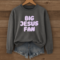 Load image into Gallery viewer, Big Jesus Fan, Christian Jesus Shirt, Jesus Lover Gift for Christian