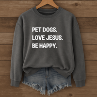 Load image into Gallery viewer, Dog Pet Lover, Jesus Sweatshirt, Dog Mom Shirt, Christian Sweatshirt
