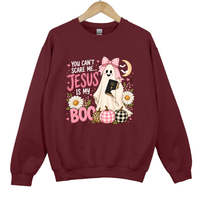 Load image into Gallery viewer, You Can't Scare Me Jesus Is My Boo - Funny Halloween Top, Autumn Women's Sweatshirt